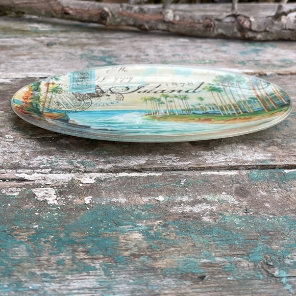 Michel Designs glass trinket soap dish - Picture 2 of 5